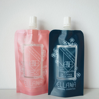 Sac pochette avec bec de recharge en plastique de qualité alimentaire liquide en aluminium avec impression personnalisée