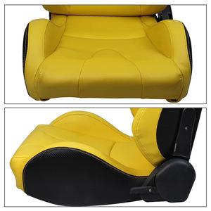 JIABEIR 1053 желтый универсальный автомобиль слайдер симулятор игровой станции Регулируемый Sim-ковш Гоночных сидений - Product Image 4