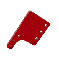 Plaque de connexion décalée irrégulière avec trous de montage multi-positions, support de positionnement pour équipement industriel, usinage CNC personnalisé