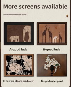 Cache-mètres décoratifs haut de gamme en métal, style antique français, à thème éléphant, avec toile peinte à l'<span class=keywords><strong>huile</strong></span> - Product Image 6