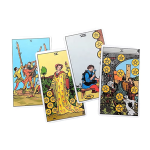Cartes <span class=keywords><strong>de</strong></span> tarot Oracle personnalisées en or rose, imprimées sur du matériel écologique, kit <span class=keywords><strong>de</strong></span> méditation et <span class=keywords><strong>de</strong></span> pleine conscience <span class=keywords><strong>pour</strong></span> un voyage spirituel et une guérison <span class=keywords><strong>de</strong></span> l'âme - Product Image 1