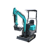 1.2 Ton Excavator Mini Multifungsi Sunblaze Hidrolik Penuh Hemat Energi Konsumsi Bahan Bakar Rendah Garansi 1 Tahun CE