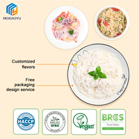 Wholesale Moxiaoyu Bulk Instant High Fiberr 0 Sugar Vegetarin Customized Low-Carb Slimming Shirataki Konjac Noodles
