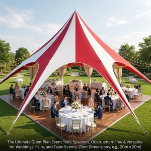 <span class=keywords><strong>Tenda</strong></span> da Campeggio Autoportante a Stella <span class=keywords><strong>per</strong></span> Esterni, Conveniente <span class=keywords><strong>per</strong></span> Ricevimenti Temporanei di Matrimoni e Attività di Glamping all'Aperto - Product Image 1