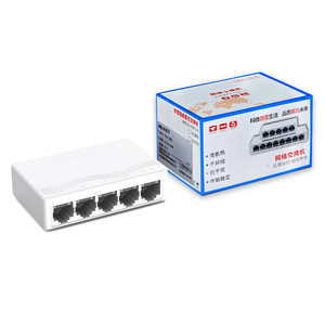 Nhà máy sản xuất 100M 5-Port mạng chuyển đổi <span class=keywords><strong>Router</strong></span> cho văn phòng nhà ký túc xá giám sát - Product Image 1