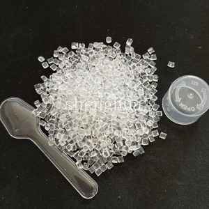 Prix d'usine, granulés de résine PC vierge de qualité ignifuge transparente pour le moulage de câbles électriques, échantillons gratuits - Product Image 5