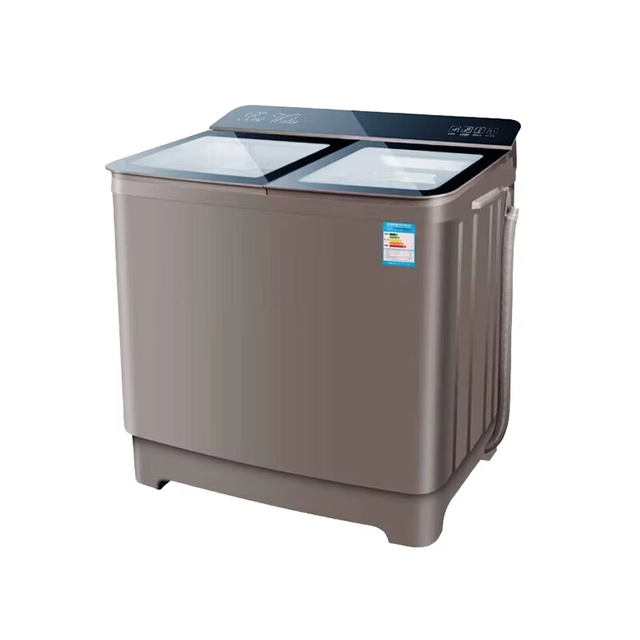New 10kg Semi-Automatic Double-Barrel Washing Machine Chinese-English Panel Inner Barrel Electric for Household