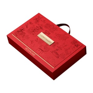 New Year Gift <b>Boxes</b> Rectangle <b>Red</b> Paperboard High-End Customization For Spring Festival Gifts - Product Image 3