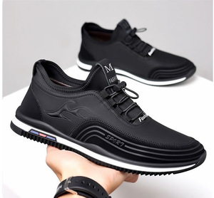 Vendita diretta in fabbrica di moda per gli uomini PU <span class=keywords><strong>scarpe</strong></span> sportive <span class=keywords><strong>da</strong></span> passeggio <span class=keywords><strong>scarpe</strong></span> Casual <span class=keywords><strong>con</strong></span> <span class=keywords><strong>zeppa</strong></span> Sneakers - Product Image 4