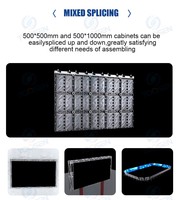 Panneaux muraux vidéo LED P5-P10 intérieur/extérieur pour centre commercial de stade de football 960X960mm affichage LED publicitaire sur tableau de bord