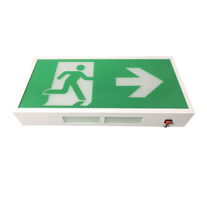Emergency <strong>Exit</strong> 3000mAh Ni-Cd Battery Led Emergency Charging Steel Metal Running Man Sign <strong>Exit</strong> Light IP65 for Hotel Use - Product Image 5