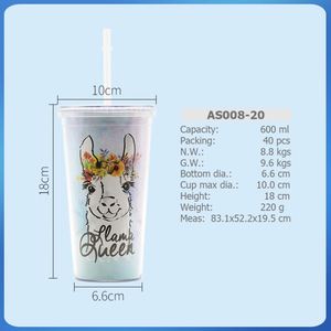 Wholesale Eco-Friendly Reusable Mickey Mouse Tumbler Cups Double Wall PP Kids <b>Bottle</b> With Straw and Ear Lid for Business Gifts - Product Image 2