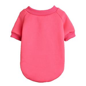 Songshan Toys ODM 사용자 정의 로고 부드러운 편안한 애완 동물 개 의류 T 셔츠 여름 가을 단색 티셔츠 의류 제조 업체 - Product Image 4