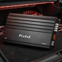 Amplificateur de voiture 4 canaux classe AB 4000W, 650W x 4 RMS, 4 ohms, stéréo, pleine gamme audio