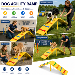 Rampa Comercial para <span class=keywords><strong>Mascotas</strong></span> de Venta Directa de Fábrica, Equipo de Entretenimiento al Aire Libre, Parque de Entrenamiento para Perros para el Patio Familiar - Product Image 1