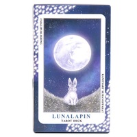 Kartu Tarot Custom Hot Stamped dengan Foil Perak, Tepi Berlapis Emas, Sudut Persegi, Kemasan Datar, Kartu Kertas Cetak