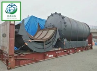 Aucun pneu de rebut d'usine de pyrolyse par lots de pollution au mazout
