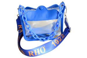 Borsa <span class=keywords><strong>a</strong></span> Tracolla Trasparente in PVC per Stadio <span class=keywords><strong>SGR</strong></span> 1922 con Stampa e Tracolla Larga, Mini Borsa <span class=keywords><strong>a</strong></span> Catena per il Giorno della Partita - Product Image 4