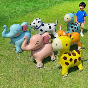Venta al por mayor: Nuevos globos 3D de animales con ruedas <span class=keywords><strong>para</strong></span> caminar, productos <span class=keywords><strong>para</strong></span> puestos de cumpleaños infantiles, mercado nocturno, Año Nuevo, Halloween, Navidad - Product Image 2