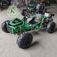 Go Kart Todoterreno de Gasolina de 212 CC y 4 Tiempos de Alto Rendimiento, Buggy Todoterreno Resistente para Adultos y Adolescentes, Vehículo de Carreras para Exteriores