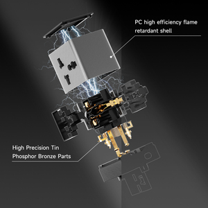 Office Desk Power Rail Track System <b>Socket</b> Outlet, Electrical Power Track <b>Socket</b> - Product Image 2