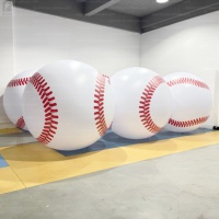 Balle de baseball gonflable géante, balle de baseball gonflable surdimensionnée pour les fêtes et événements en plein air