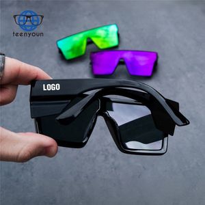 نظارات شمسية من Teenyoun للبيع بالجملة نظارات شمسية ANSI Z87 + ذات علامة تجارية مشهورة للنساء والرجال نظارات شمسية آمنة كبيرة الحجم UV400 عالية الجودة شعار مخصص - Product Image 1
