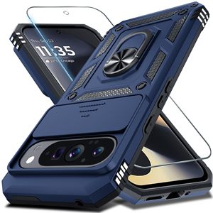 Para Pixel 10 Pro 10PRO XL 9PRO <span class=keywords><strong>8A</strong></span> 8 PRO 9A funda con anillo magnético pata de cabra protección de cámara funda de teléfono funda de armadura - Product Image 1