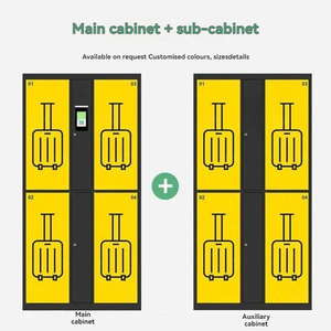 Oem Trung Quốc Nhà Sản Xuất Điểm Du Lịch Cho Thuê Điện Tử Lớn Tủ Lưu Trữ Tự Phục Vụ Thông Minh Hành Lý Locker - Product Image 4