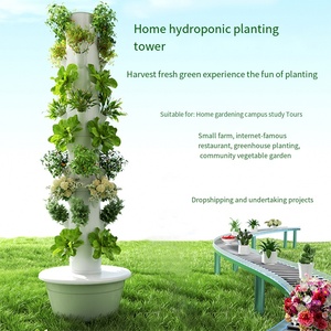 Smart Vertical Hydroponic Growing Tower Automated Indoor Vegetable <b>Planter</b> for Home Commercial Soilless Cultivation System - Product Image 1