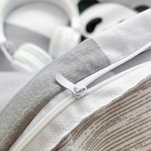 Ensemble de literie confortable et écologique de style nordique en quatre pièces, motif végétal et animal, polyester brossé, imprimé sergé, <span class=keywords><strong>lecture</strong></span> - Product Image 5