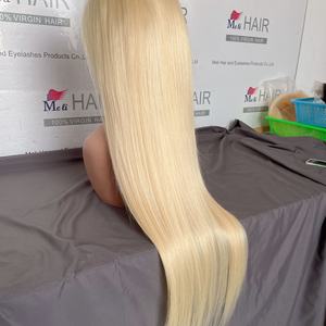 Peluca Frontal de Encaje HD 613 13X4 para Mujer, Peluca Frontal de Encaje HD 613 Rubia Virgen, Cabello Rubio 613 de Lujo, Proveedor Mayorista - Product Image 4