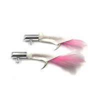 Feder haken Blei Jigging Großwild Hai Thunfisch haken 2 #2.2 #2.5 #2.8 #3 # Bar bless Thunfisch Angelhaken