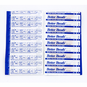 แผ่นแปะจมูกสำหรับขยายจมูกขนาด55*16มม. แผ่นแปะปากและร่างกายผลิตภัณฑ์ช่วยหายใจได้ดีขึ้น - Product Image 2