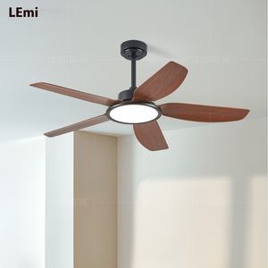 Nouveau modèle simple et moderne salon et chambre ventilateur de plafond Led lampe à spectre complet conviviale pour les yeux lampe de ventilateur de brise fraîche - Product Image 2