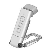 Lampe de lecture LED mini pliable rechargeable USB, portable à clipser, lampe de chevet flexible pour lit, corps blanc, pour enfants et salon
