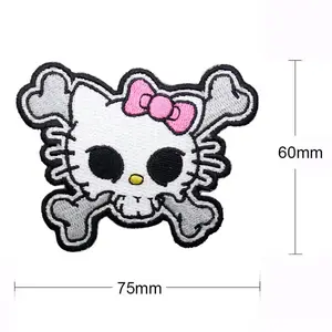 Divers patchs de broderie tissés de support de conception personnalisée pour les vêtements - Product Image 2