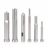 Poinçons en carbure de tungstène avec revêtement TiN, polissage miroir, HRC 62-65, tolérance de 0,005 mm pour ensemble de matrices de poinçonnage de moules de presse