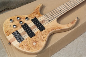 Bajo Eléctrico Flyoung Neck-Through para Zurdos, 5 Cuerdas, Bajo Profesional - Product Image 2