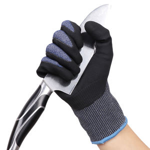 XINGYU Cut Resistant Nitrile Gloves Level 5 für Carpenter En388 4544 Anti Cut Konstruktion shand schuhe Gription HPPE Arbeits handschuhe - Product Image 1