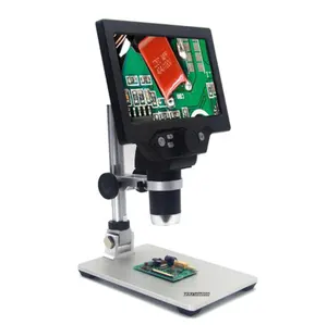 กล้องจุลทรรศน์ดิจิตอล1200สำหรับซ่อมนาฬิกาโทรศัพท์มือถือกล้องจุลทรรศน์อิเล็กตรอนดิจิตอล G1200ครั้ง HD 7นิ้วจอแสดงผล LCD