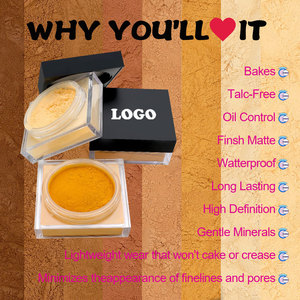 Private Label <strong>Matte</strong> Waterproof <strong>Cosmetics</strong> Long Lasting Waterproof Vegan Waterproof Makeup Loose Setting <strong>Powder</strong>