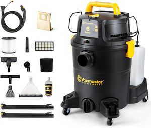 Aspiradora Vacmaster de 6 Galones y 5.5 HP de Potencia Máxima, 3 en 1, para Tapicería, Húmeda y Seca, con Función de Champú, Modelo VK609PFR 0201 - Product Image 1
