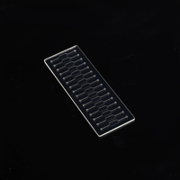 Chip Microfluídico de Vidrio/Acrílico Mecanizado por CNC Personalizado por el Fabricante, Laboratorio en Chip, Generación de Gotas, PCR Digital, Biochip