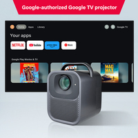 Proyector Inteligente para el Hogar de Alta Calidad Full HD 1080P 1000ansi con Google TV, Altavoz de 10W y Enfoque Automático