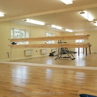 Miroir de danse de grande taille pour studio, durable, haute réflectivité, écologique, pour studio de danse et salle de sport