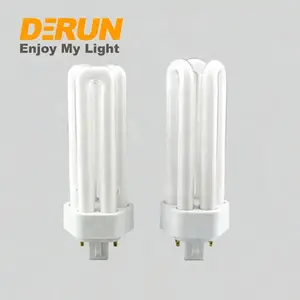 Fabrika enerji tasarrufu tri-fosfor 18W 22W 26W 32W 42W GX24Q Lamp lamba PLT 4 Pins Plug in kompakt floresan lambalar, CFL-PLT