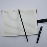 Ensemble de papeterie de luxe au design original 2026 2027 : Carnet en cuir rigide, agenda, journal, planificateur, bloc-notes et stylo, coffret cadeau