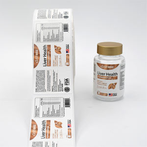 Etiquetas Personalizadas para Botellas de Suplementos, 118x55mm, Vinilo Brillante Laminado, <span class=keywords><strong>2000</strong></span> Unidades/Rollo, Adhesivo Personalizado - Product Image 5