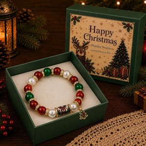 Holiday-themed Animal Shape Beaded Bracelet for Anniversary Unisex <b>Gift</b> OEM Customization - Product Image 1
